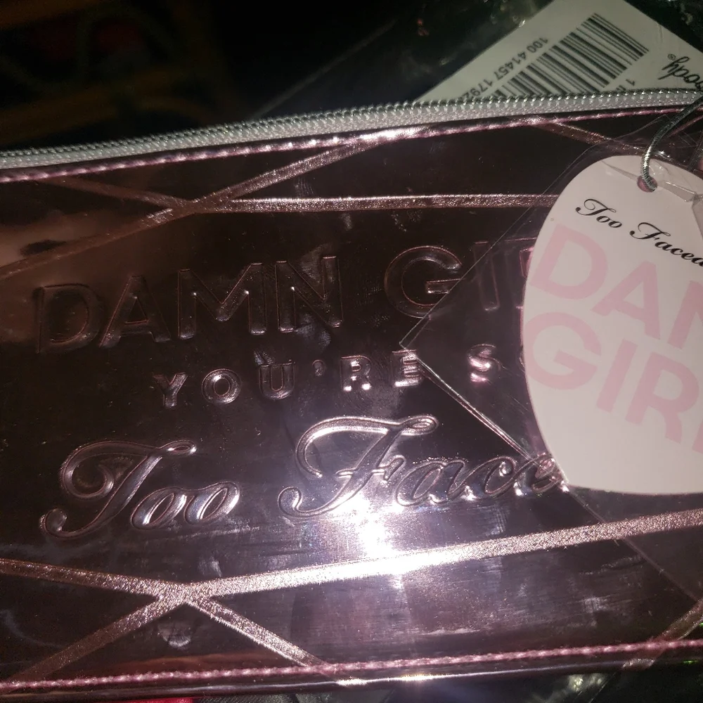 BARBIE X NYX COSMEDICS X TOO FACED COSMEDIC BAG- GIRL- YOU'RE SO TOO FACED!NIB